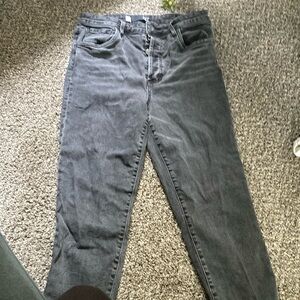 Kut from the Kloth Women's Straight Leg Jeans - Dark Gray